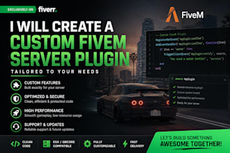 develop a custom fivem script for your gta rp server