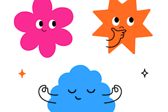 draw unique and minimalist doodle art designs