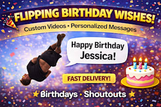 do custom flip videos, birthdays, custom messages