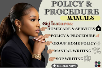 write policy procedure, manual for home care medicaid medicare compliance