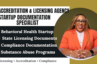 create carf licensing hipaa and startup documents for behavioral health agencies