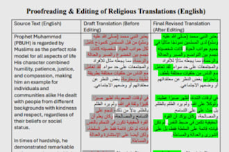 professional english arabic translation and proofreading