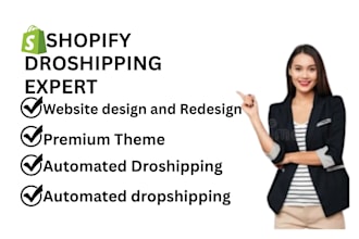 build a professional shopify droshipping store