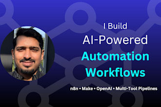 build ai automation workflows and n8n pipelines for your business
