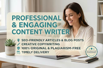 do professional SEO content writing and creative copywriting for your website