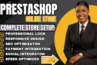 build and customize a high quality prestashop website, speed optimization