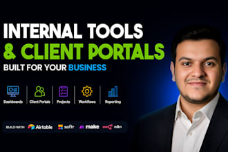 build internal tools, client portals, and business dashboards