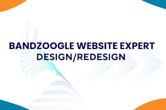 design bandzoogle website, music website entertainment website for music career