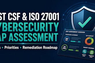 conduct a nist cybersecurity gap assessment and remediation roadmap