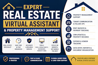 provide expert real estate virtual assistance and property management support