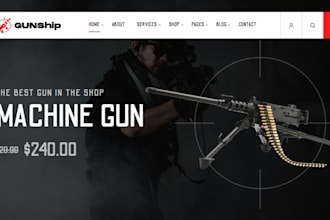 build firearm website gun website ammunition guns website hunting gear website