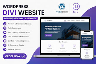 build a clean wordpress divi homepage for your business