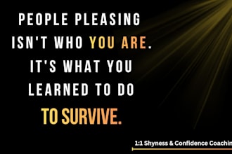 help you with people pleasing and reconnect with yourself