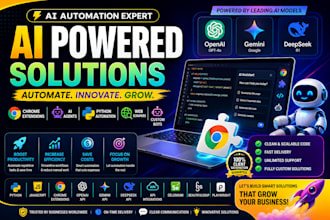build ai chrome extension,web bot,web scraper,python,n8n ai automation,ai agent,