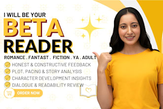 beta read critique romance beta reader fantasy ya sci fi thriller beta reader