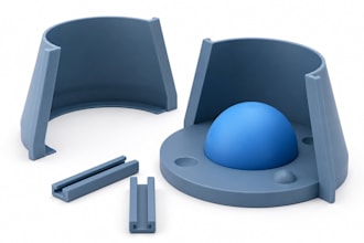 design slip casting mold, ceramic mold, plaster mold and 3d printable stl