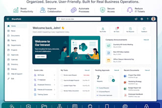 build a private sharepoint intranet portal for your business and company