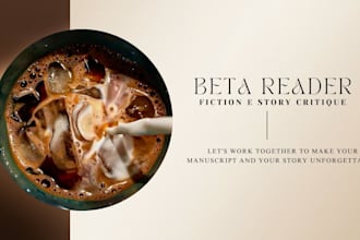 be your fiction beta reader and critique your story