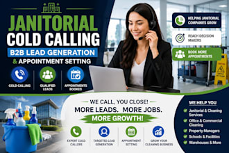 janitorial cold calling b2b cold caller lead generation and appointment setting