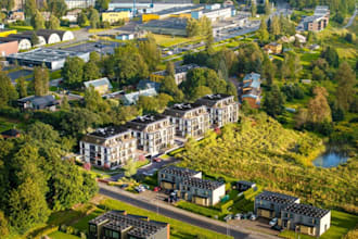 visual housing development for property marketing,3d site plan,condo residential
