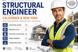 architectural engineer, structural design, in california and new york