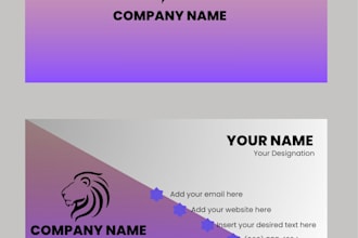 design professional canva designs and business cards