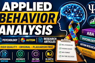 write aba applied behavior analysis, psychology, and autism research