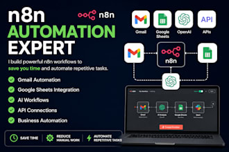 automate gmail and google sheets with n8n