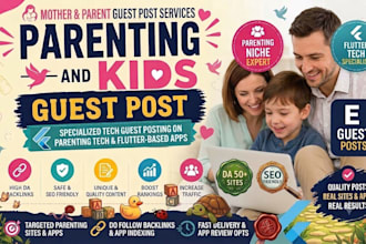 do kids and mommy parenting guest post with dfollow backlink