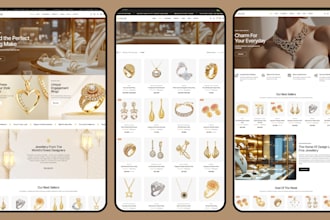 setup jewelry website jewelry shopify store necklace bracelets earrings store