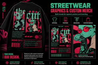 create custom merch and poster designs for your brand