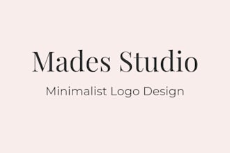 design a minimalist feminine logo