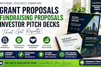 do winning grant proposal fundraising for nonprofits startup investor pitch deck