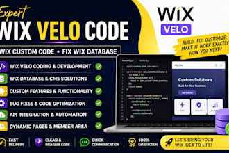 do wix velo code, wix custom code, fix wix database