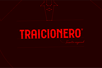 design a custom typographic logo with unique brand personality