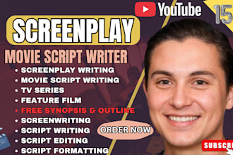 write movie recap scripts, film recaps, movie summaries, and youtube script