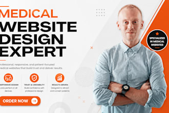 design healthcare medical website dental doctor website