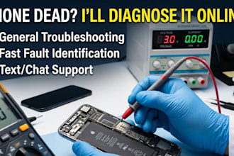 troubleshoot and provide mobile phone repair solutions