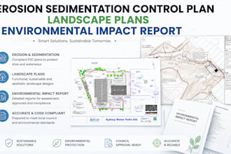 erosion and sediment control landscape plans for environmental impact reports