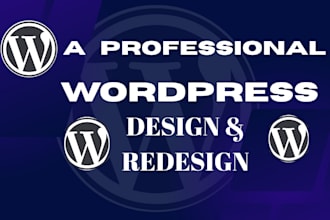 create wordpress website on godaddy bluehost hostinger for business or ecommerce