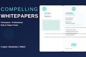 write crypto and design blockchain whitepaper, nft and crypto white paper