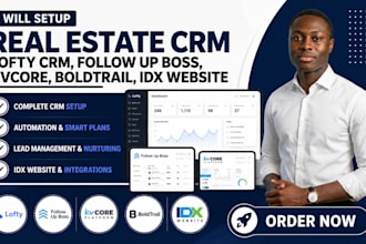 setup lofty CRM follow up boss kvcore  boldtrail idx website real estate crm