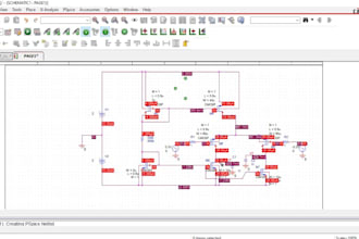 design and simulate electronics circuits using pspice