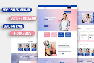 design or redesign your godaddy, hostinger, or siteground website