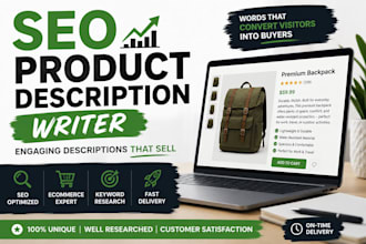 write SEO product descriptions
