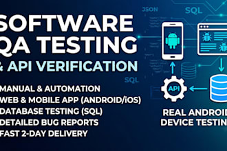 do professional QA software testing and API verification