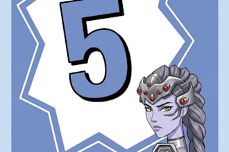 design custom board games, card decks, posters and game illustrations