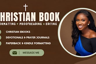 do christian book proofreading,christian book editor, christian book formatting