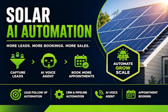 ai voice agent, CRM automation solar companies leads solar companies website