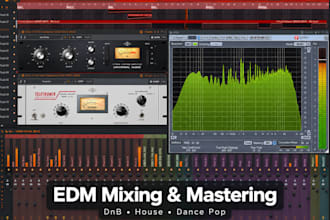 mix and master your dnb, house, dance pop or edm song